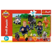 Imagine PUZZLE TREFL 30 POMPIERUL SAM GATA DE SALVARE