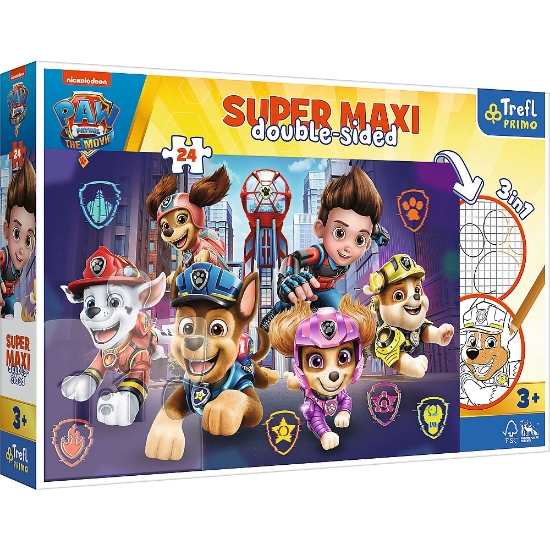 Imagine PUZZLE TREFL PRIMO 24 SUPER MAXI PATRULA CATELUSILOR ECHIPA CATEILOR