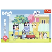 Imagine PUZZLE TREFL 100 BLUEY MINUNATA LUME A LUI BLUEY