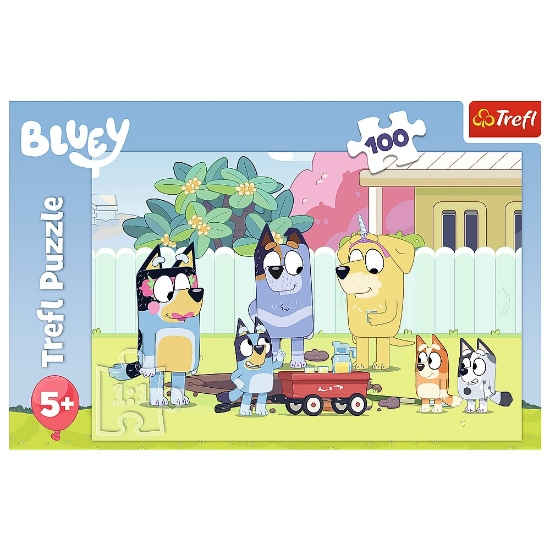 Imagine Puzzle Trefl 100 Bluey – Minunata lume a lui Bluey