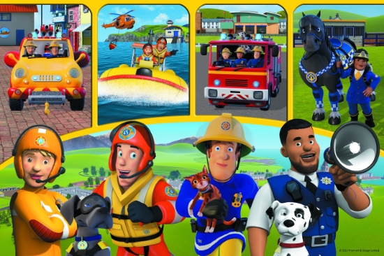 Imagine Puzzle Trefl 24 MAXI Pompierul Sam