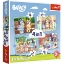 Imagine Puzzle Trefl 4in1 Bluey și lumea ei