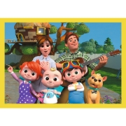 Imagine PUZZLE TREFL 4IN1 COCOMELON PREZENTAREA FAMILIEI
