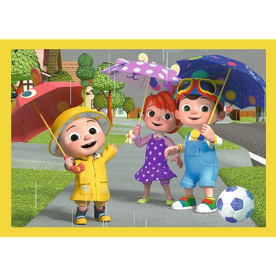 Imagine Puzzle Trefl 4in1 Cocomelon – Prezentarea familiei
