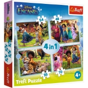 Imagine PUZZLE TREFL 4IN1 ENCANTO LUMEA MAGICA