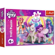 Imagine PUZZLE TREFL 60 MY LITTLE PONY IN LUMEA PRIETENIILOR