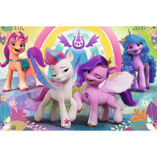 Imagine Puzzle Trefl 60 My Little Pony în lumea prieteniilor