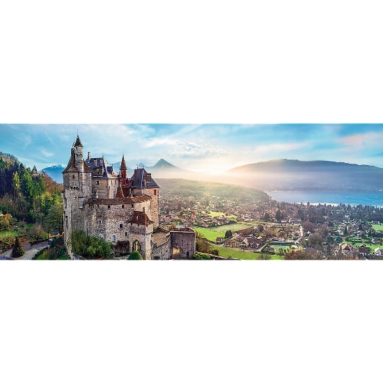 Imagine  Puzzle Trefl 1000 Panorama Castelul Menthon