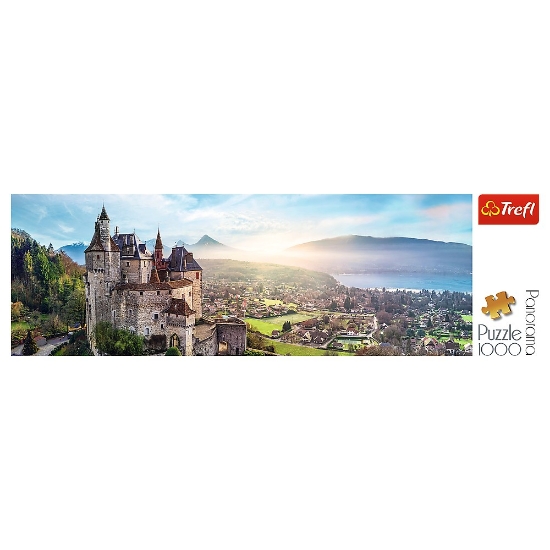 Imagine  Puzzle Trefl 1000 Panorama Castelul Menthon