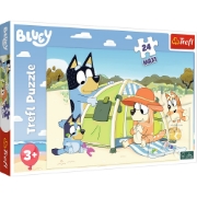 Imagine PUZZLE TREFL 24 MAXI BLUEY ZIUA CEA BUNA
