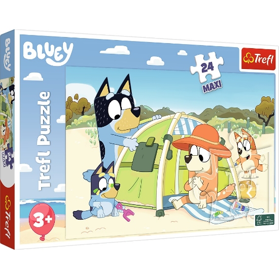 Imagine PUZZLE TREFL 24 MAXI BLUEY ZIUA CEA BUNA