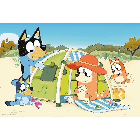 Imagine Puzzle Trefl 24 MAXI Bluey – Ziua cea bună