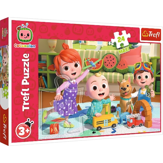 Imagine PUZZLE TREFL 24 MAXI COCOMELON GATA DE AVENTURA