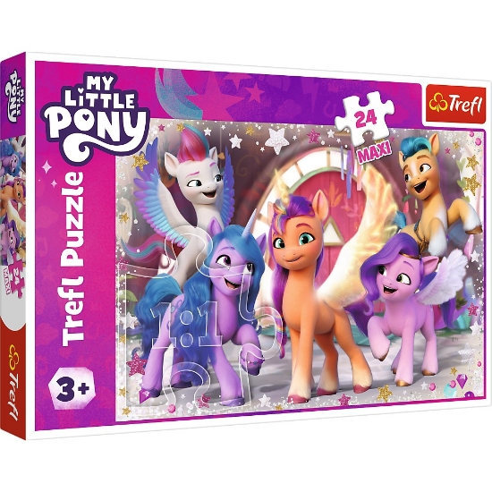 Imagine PUZZLE TREFL 24 MAXI MY LITTLE PONY O ZI FRUMOASA
