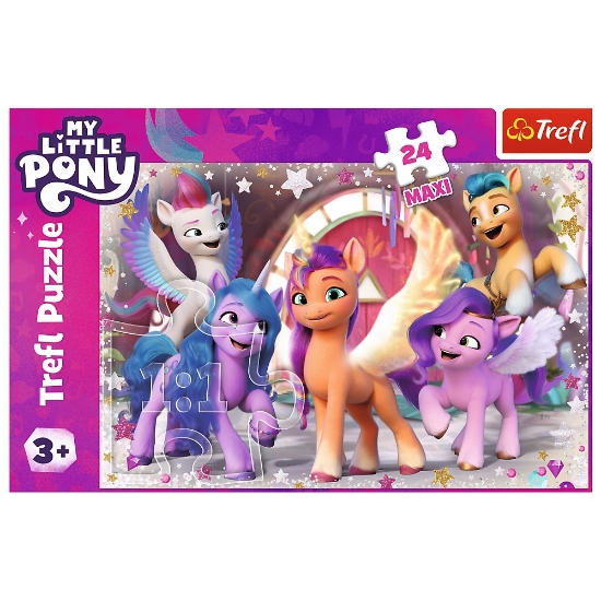 Imagine Puzzle Trefl 24 MAXI My Little Pony – O zi frumoasă