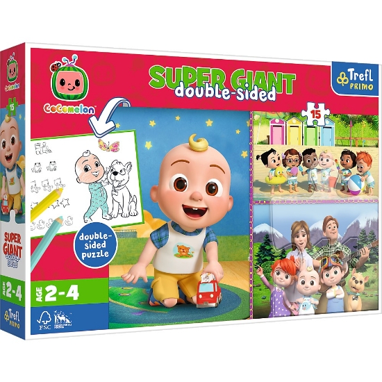 Imagine PUZZLE TREFL PRIMO SUPER GIANT 15 COCOMELON