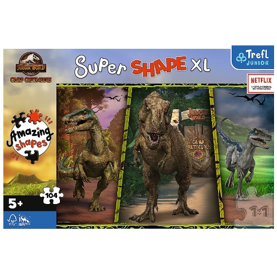 Imagine Puzzle Trefl Primo Super Shape XXL 104 Jurassic World