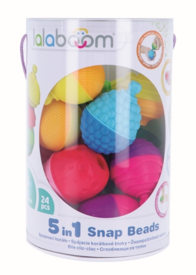 Imagine Lalaboom joc de dezvoltare bebe Montessori – 24 piese