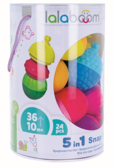 Imagine Lalaboom joc de dezvoltare bebe Montessori – 24 piese