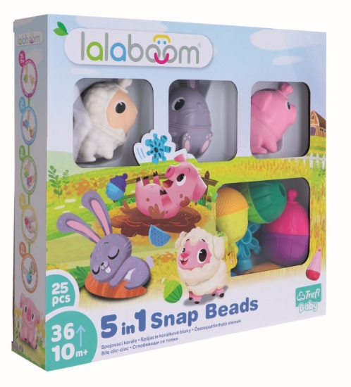 Imagine LALABOOM JOC DE DEZVOLTARE BEBE MONTESSORI 25 PIESE