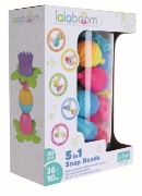 Imagine LALABOOM JOC DE DEZVOLTARE BEBE MONTESSORI 30 PIESE