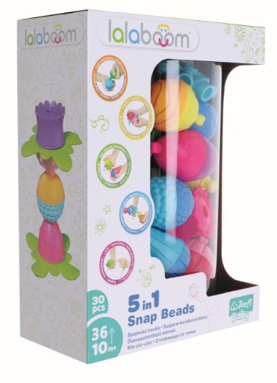 Imagine LALABOOM JOC DE DEZVOLTARE BEBE MONTESSORI 30 PIESE