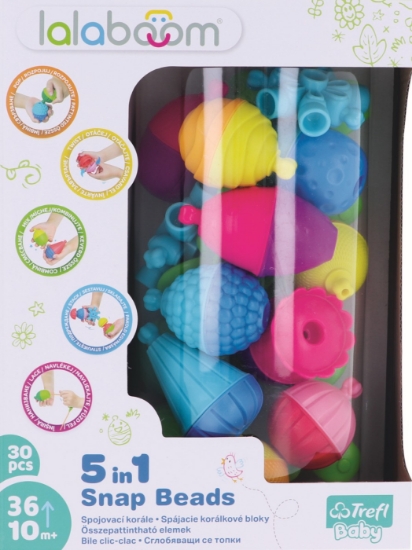 Imagine Lalaboom joc de dezvoltare bebe Montessori – 30 piese