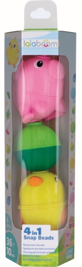 Imagine LALABOOM JOC DE DEZVOLTARE BEBE MONTESSORI 6 PIESE