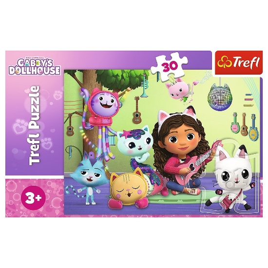 Imagine Puzzle Trefl 30 Gabby's Dollhouse – Casa lui Gabby