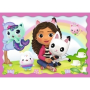 Imagine PUZZLE TREFL 4IN1 GABBYS DOLLHOUSE AVENTURILE LUI GABBY
