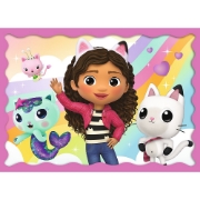 Imagine PUZZLE TREFL 4IN1 GABBYS DOLLHOUSE AVENTURILE LUI GABBY
