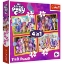 Imagine Puzzle Trefl 4in1 My Little Pony să cunoaștem poneii