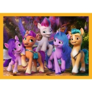 Imagine PUZZLE TREFL 4IN1 MY LITTLE PONY SA CUNOASTEM PONEII