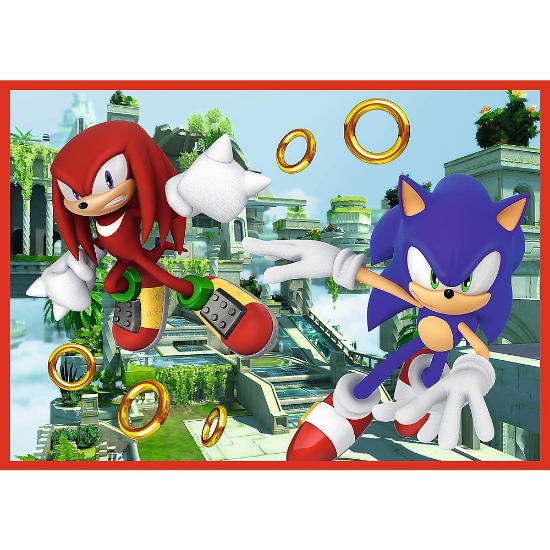 Imagine  Puzzle Trefl 4in1 Sonic – Aventurile lui Sonic