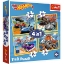 Imagine  Puzzle Trefl 4in1 Hot Wheels – Vehicule