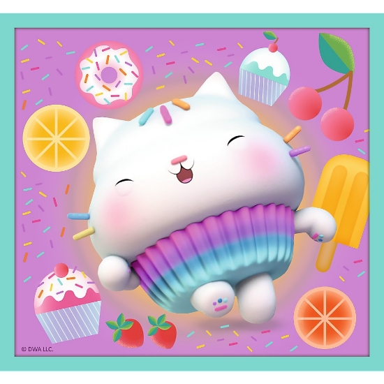 Imagine Puzzle Trefl 10in1 Gabby's Dollhouse în Universul lui Gabby