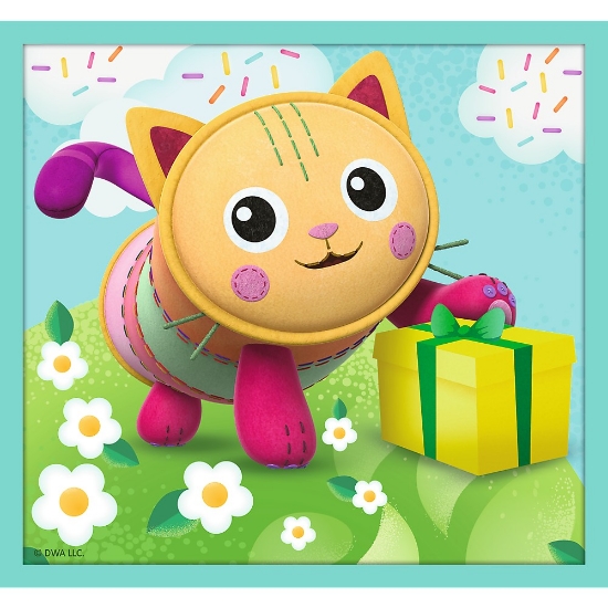 Imagine Puzzle Trefl 10in1 Gabby's Dollhouse în Universul lui Gabby