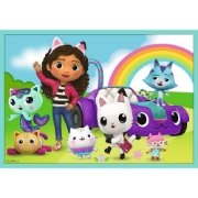 Imagine PUZZLE TREFL 10IN1 GABBYS DOLLHOUSE IN UNIVERSUL LUI GABBY