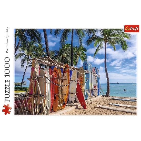 Imagine Puzzle Trefl 1000 Plaja Waikiki