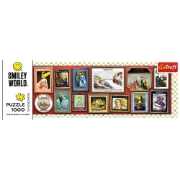 Imagine Puzzle Trefl 1000 Panorama Lumea Smiley