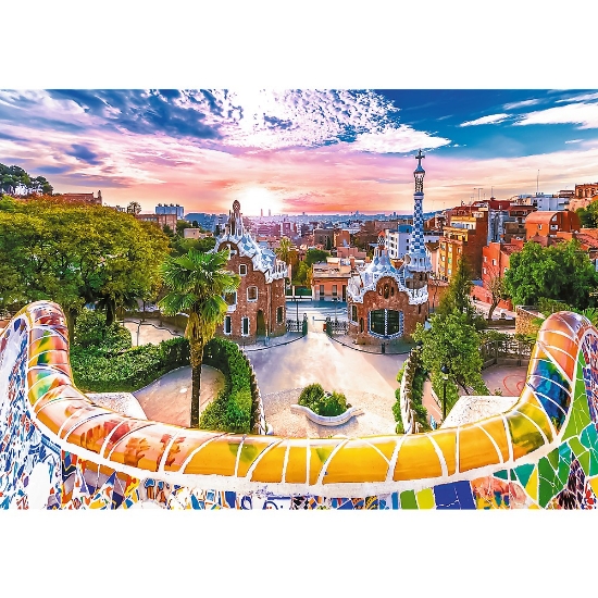 Imagine Puzzle Trefl 1000 Apus peste Barcelona