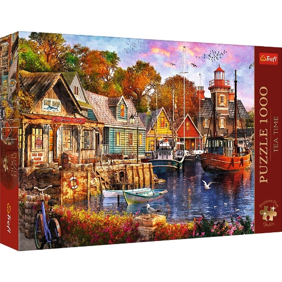 Imagine PUZZLE TREFL 1000 PREMIUM PLUS TEA TIME PORTUL MINUNAT