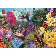 Imagine PUZZLE TREFL 1000 PREMIUM PLUS TEA TIME GRADINA CU COLIBRI