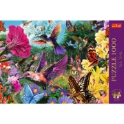 Imagine PUZZLE TREFL 1000 PREMIUM PLUS TEA TIME GRADINA CU COLIBRI