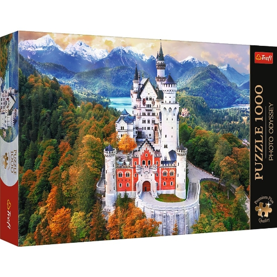 Imagine PUZZLE TREFL 1000 PREMIUM PLUS PHOTO ODYSSEY CASTELUL NEUSCHWANSTEIN GERMANIA