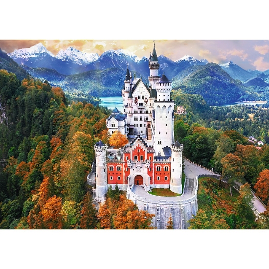 Imagine Puzzle Trefl 1000 Premium Plus Photo Odyssey Castelul Neuschwanstein Germania