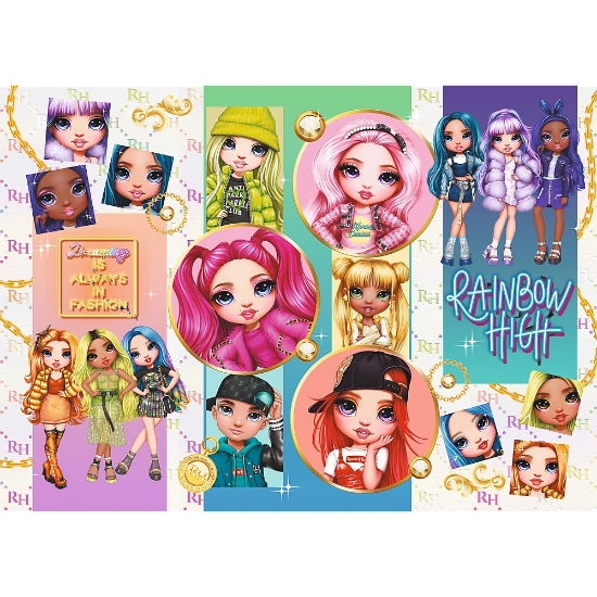 Imagine Puzzle Trefl 200 Rainbow High Păpușile