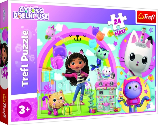 Imagine PUZZLE TREFL 24 MAXI GABBYS DOLLHOUSE CASA LUI GABBY