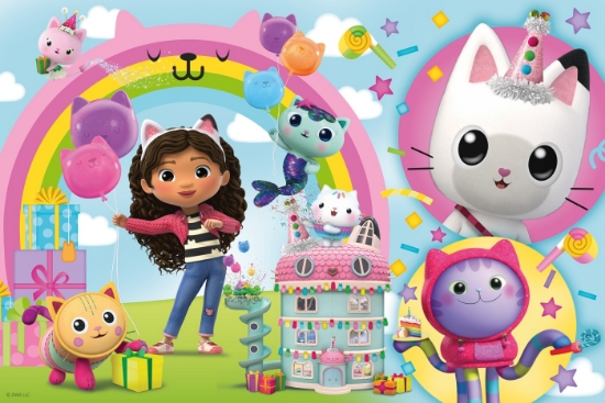 Imagine  Puzzle Trefl 24 MAXI Gabby’s Dollhouse – Casa lui Gabby