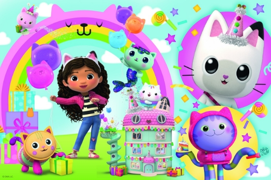 Imagine  Puzzle Trefl 24 MAXI Gabby’s Dollhouse – Casa lui Gabby